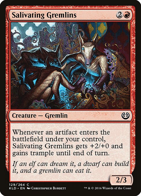 Kaladesh - 129 - Salivating Gremlins - Common