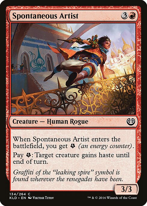 Kaladesh - 134 - Spontaneous Artist - Common