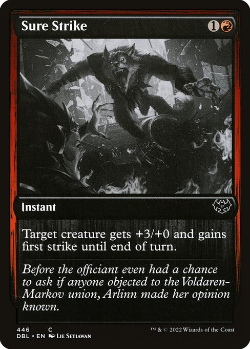 Innistrad: Double Feature - 446 - Sure Strike - Common