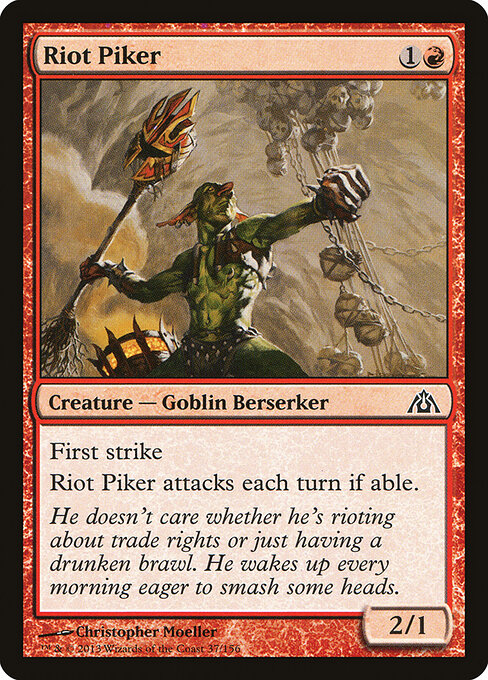 Dragon's Maze - 37 - Riot Piker - Common