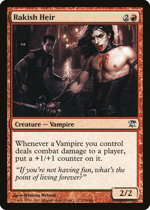 Innistrad - 158 - Rakish Heir - Uncommon