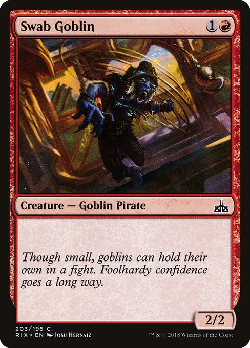 Rivals of Ixalan - 203 - Swab Goblin - Common