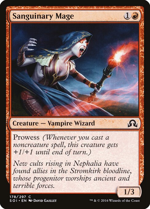 Shadows over Innistrad - 178 - Sanguinary Mage - Common