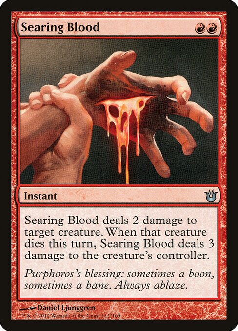 Born of the Gods - 111 - Searing Blood - Uncommon
