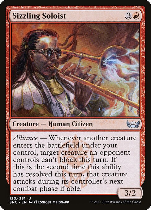 Streets of New Capenna - 123 - Sizzling Soloist - Uncommon
