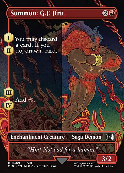 Final Fantasy - 369 - Summon: G.F. Ifrit - Common