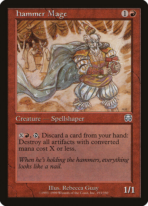 Mercadian Masques - 193 - Hammer Mage - Uncommon