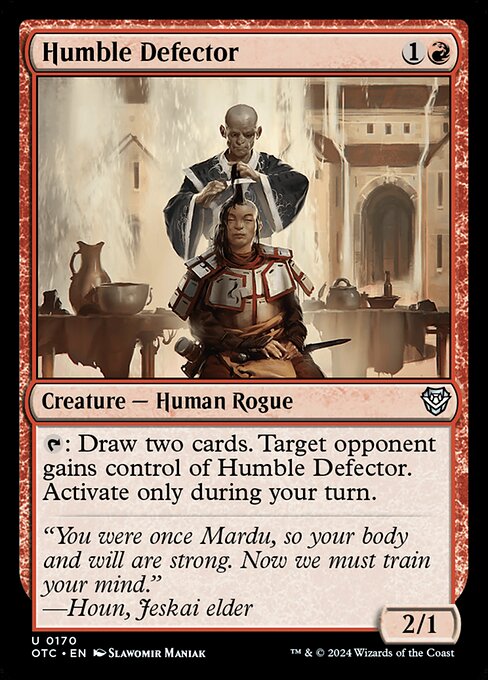 Outlaws of Thunder Junction Commander - 170 - Humble Defector - Uncommon