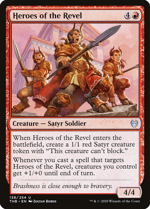Theros Beyond Death - 138 - Heroes of the Revel - Uncommon