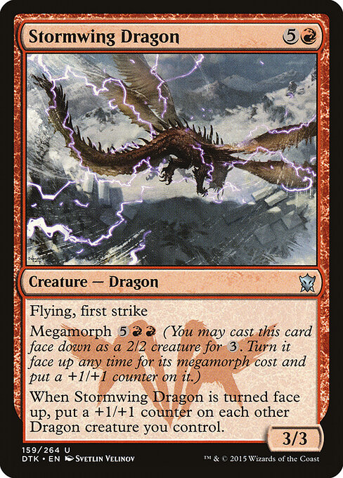 Dragons of Tarkir - 159 - Stormwing Dragon - Uncommon