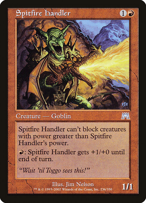 Onslaught - 236 - Spitfire Handler - Uncommon