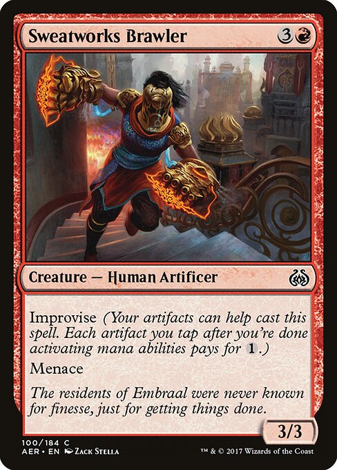 Aether Revolt - 100 - Sweatworks Brawler - Common