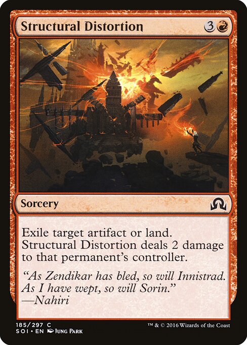 Shadows over Innistrad - 185 - Structural Distortion - Common