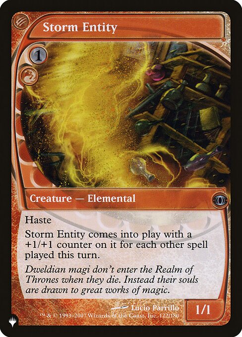 The List - FUT-122 - Storm Entity - Uncommon