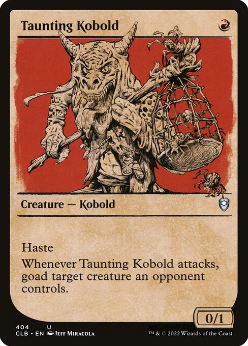 Commander Legends: Battle for Baldur's Gate - 404 - Taunting Kobold - Uncommon