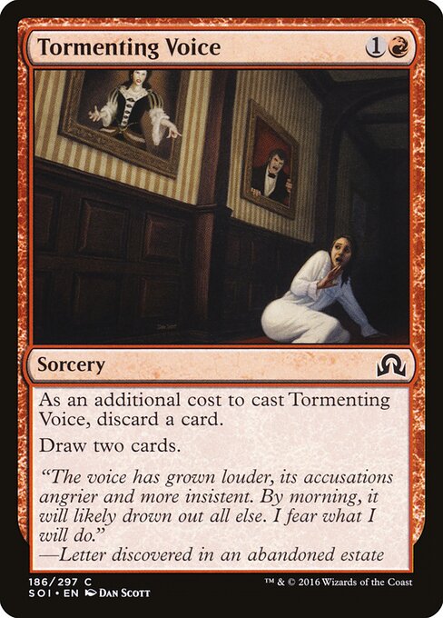 Shadows over Innistrad - 186 - Tormenting Voice - Common