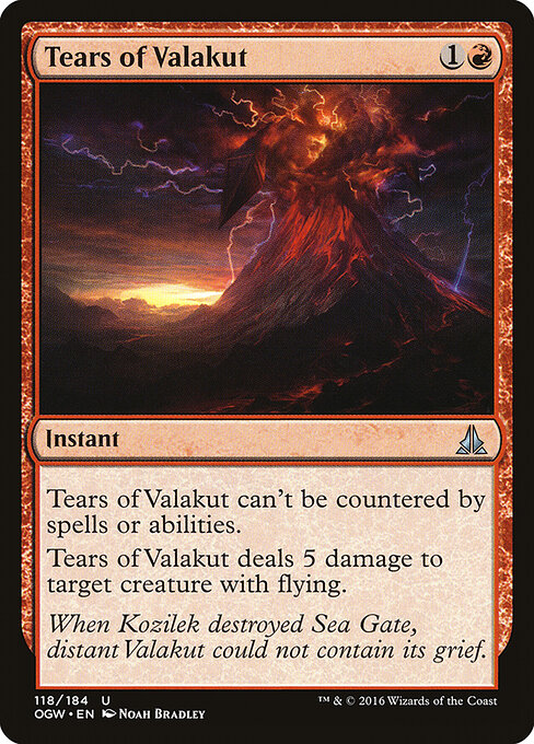 Oath of the Gatewatch - 118 - Tears of Valakut - Uncommon