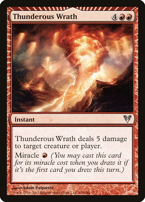 Avacyn Restored - 160 - Thunderous Wrath - Uncommon