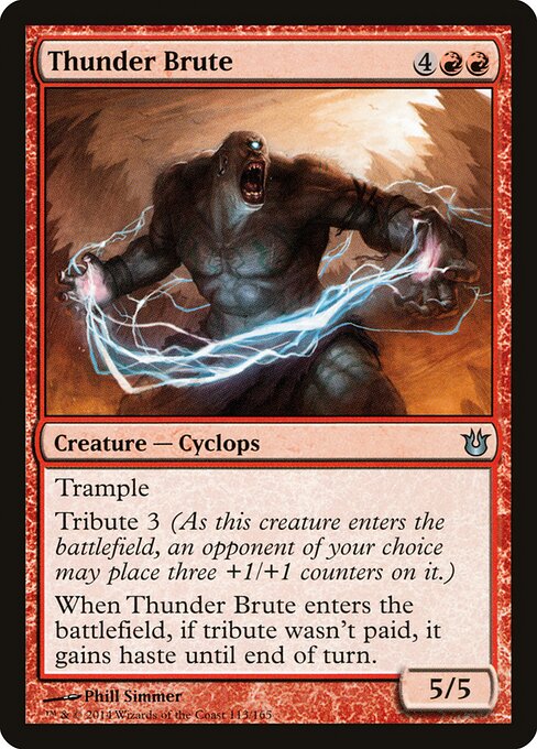 Born of the Gods - 113 - Thunder Brute - Uncommon