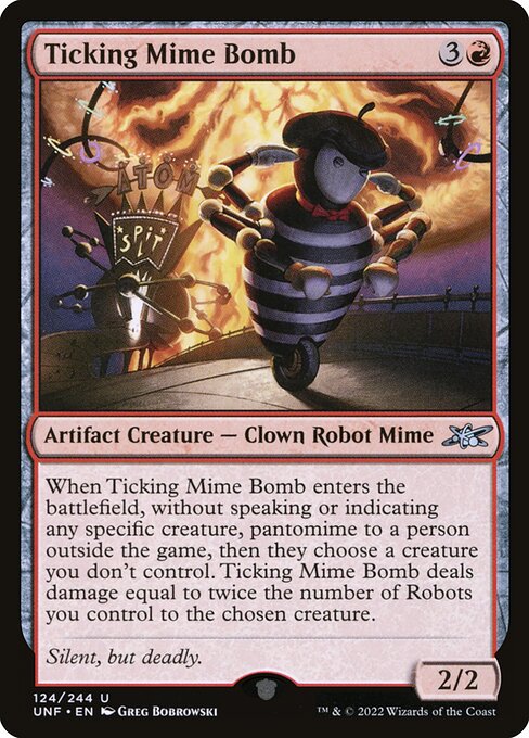 Unfinity - 124 - Ticking Mime Bomb - Uncommon