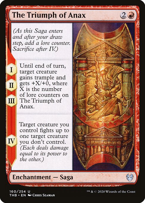 Theros Beyond Death - 160 - The Triumph of Anax - Uncommon