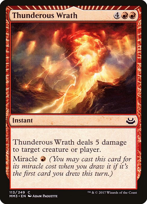 Modern Masters 2017 - 113 - Thunderous Wrath - Common
