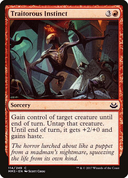 Modern Masters 2017 - 114 - Traitorous Instinct - Common