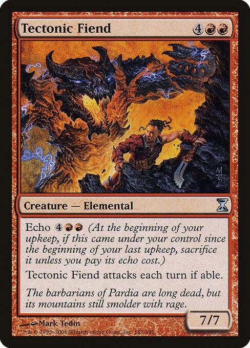 Time Spiral - 181 - Tectonic Fiend - Uncommon