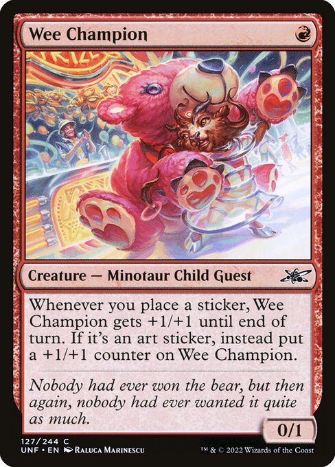 Unfinity - 127 - Wee Champion - Common