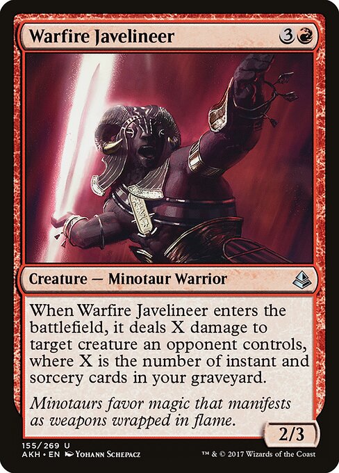 Amonkhet - 155 - Warfire Javelineer - Uncommon