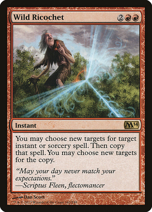Magic 2014 - 162 - Wild Ricochet - Rare