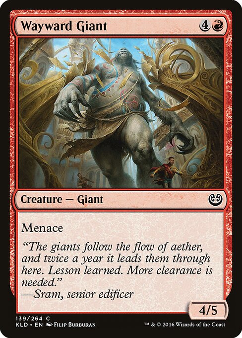 Kaladesh - 139 - Wayward Giant - Common