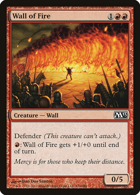 Magic 2013 - 156 - Wall of Fire - Common