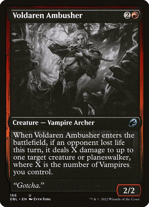 Innistrad: Double Feature - 166 - Voldaren Ambusher - Uncommon