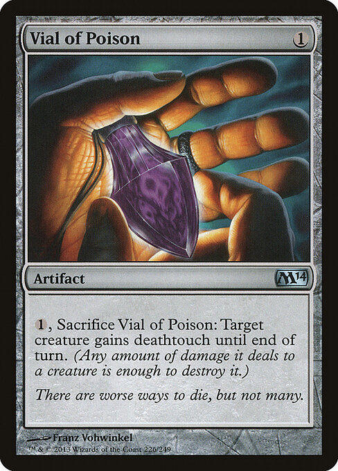 Magic 2014 - 226 - Vial of Poison - Uncommon