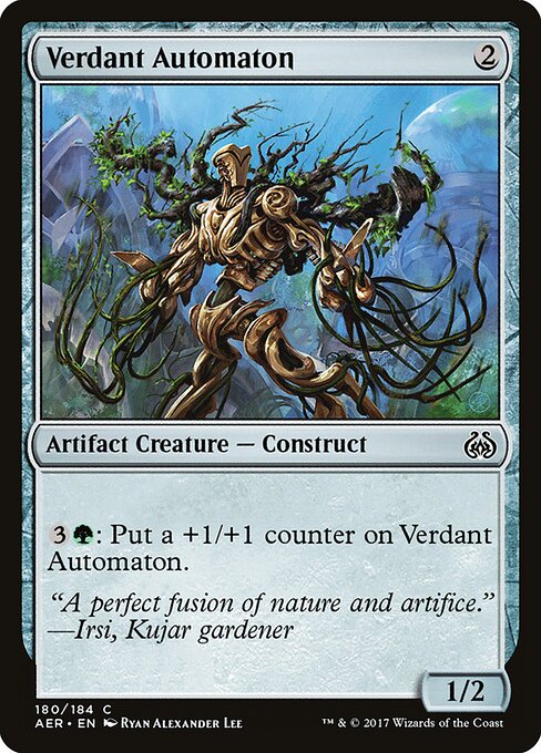 Aether Revolt - 180 - Verdant Automaton - Common