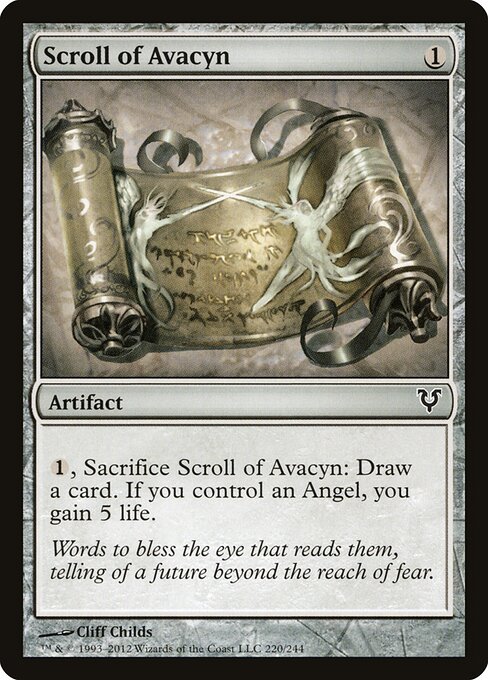 Avacyn Restored - 220 - Scroll of Avacyn - Common