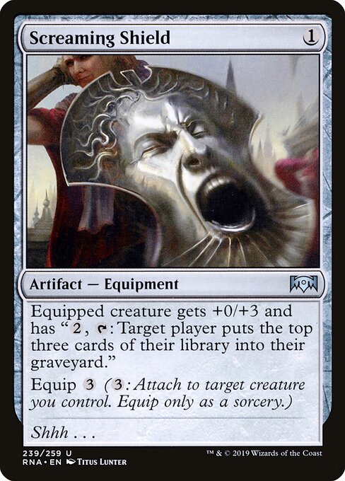 Ravnica Allegiance - 239 - Screaming Shield - Uncommon