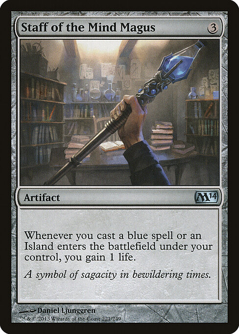 Magic 2014 - 221 - Staff of the Mind Magus - Uncommon
