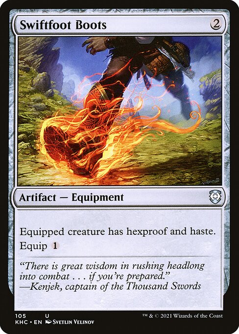 Kaldheim Commander - 105 - Swiftfoot Boots - Uncommon