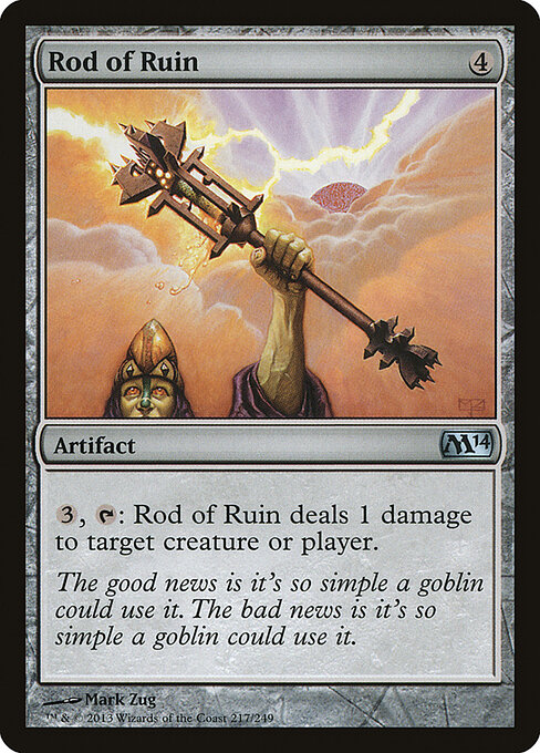 Magic 2014 - 217 - Rod of Ruin - Uncommon