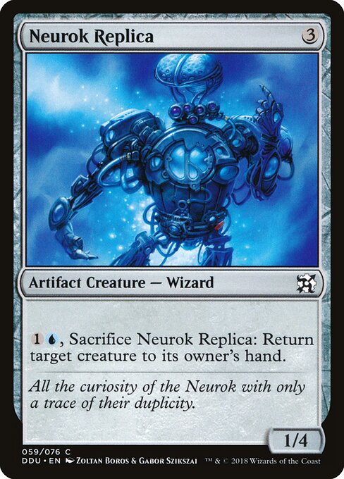 Duel Decks: Elves vs. Inventors - 59 - Neurok Replica - Common