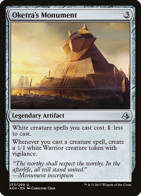 Amonkhet - 233 - Oketra's Monument - Uncommon