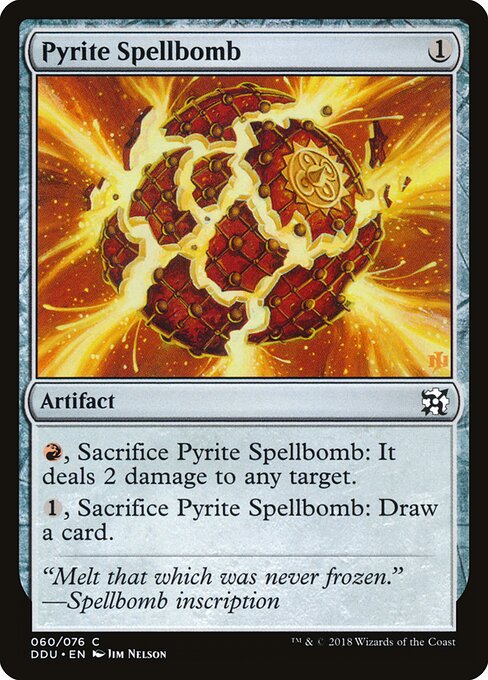 Duel Decks: Elves vs. Inventors - 60 - Pyrite Spellbomb - Common