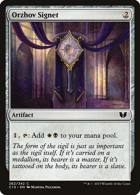 Commander 2015 - 262 - Orzhov Signet - Common