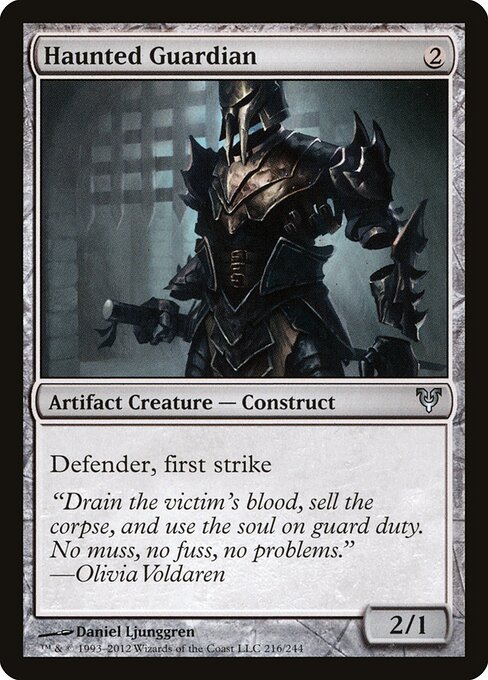 Avacyn Restored - 216 - Haunted Guardian - Uncommon