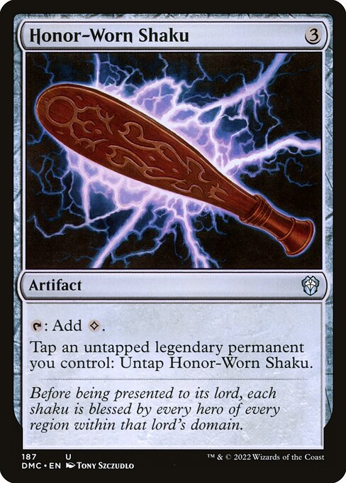 Dominaria United Commander - 187 - Honor-Worn Shaku - Uncommon