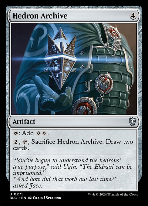 Bloomburrow Commander - 275 - Hedron Archive - Uncommon