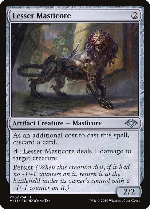 Modern Horizons - 225 - Lesser Masticore - Uncommon