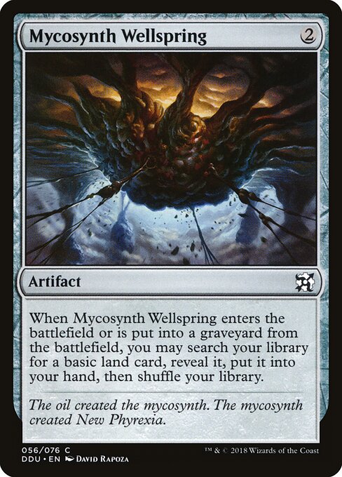 Duel Decks: Elves vs. Inventors - 56 - Mycosynth Wellspring - Common